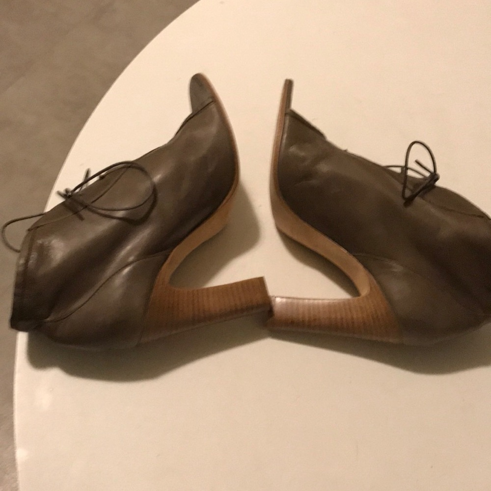 91. Jil Sanders Peep Toes Ankle Boots sz 36.5 - Picture 5 of 8